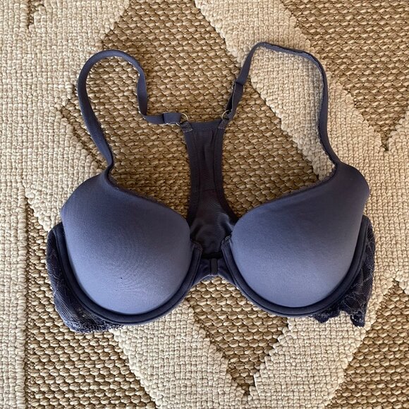 Victoria's Secret Purple Racer back Bra 34C - Picture 2 of 3